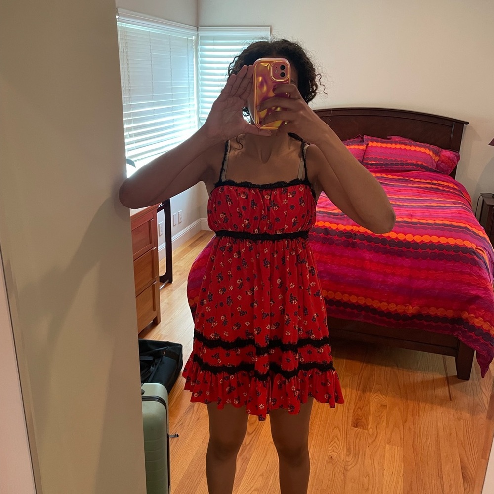 Red Babydoll dress
